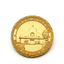 Günstige Custom Religious 3D Shape Stand Challenge Coins